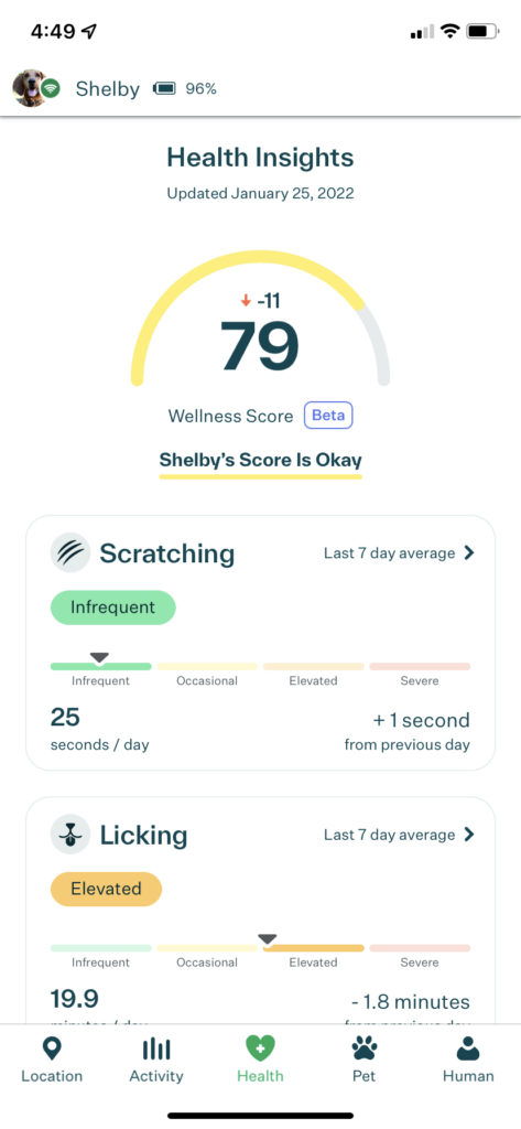 Shelby's wellness report
