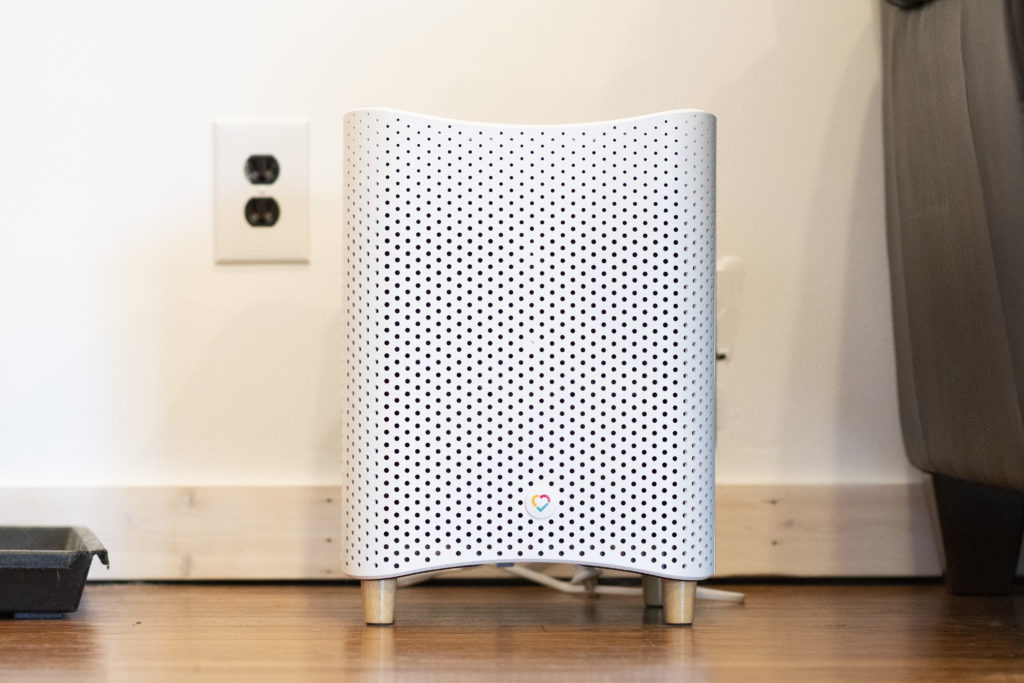 mila air filter for use with pets and keeping down german shepherd shedding