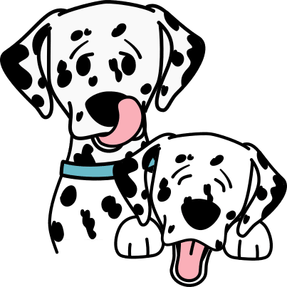 dalmatian lick lip and yawn as a sign of stress