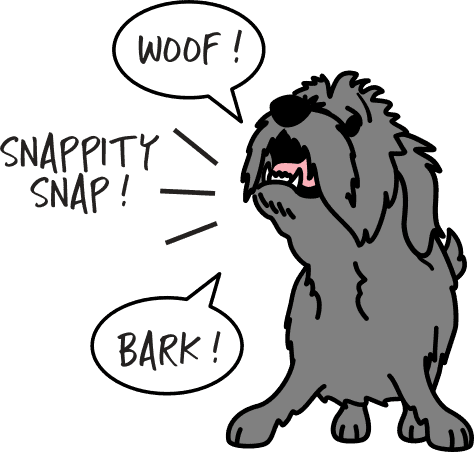 air snaps and vocalisation